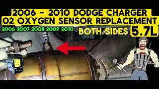 2006 - 2010 DODGE CHARGER 02 OXYGEN SENSORS REPLACEMENT TUTORIAL 5.7L | 2006 2007 2008 2009 2010 