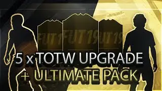 5 x TOTW 15 upgrade packs + Ultimate pack from icon SBC! FIFA 19