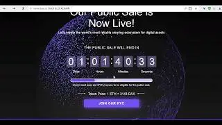 DAEX осталось 25 часов для участия в Public Sale!