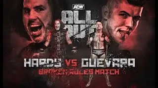 ALL OUT 2020 SAMMY GUEVARA VS MATT HARDY BREAK THE RULES MATCH (WWE 2K20)