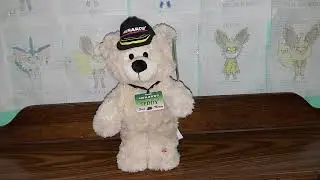 Gemmy animated Double Dancer Menards Teddy Bear