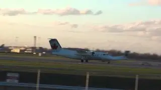 Air Canada Express (Jazz Air) DHC-8-102 Dash 8 (C-FGQK) Landing CYUL Montreal