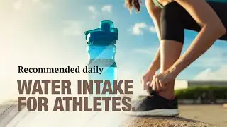 Recommended daily water intake for athletes