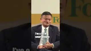 Jack Ma On The Difference Between Smart And Wise People #shorts