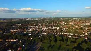 East Croydon and Carshalton Park Aerial View