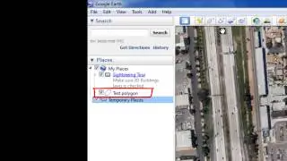 How to save information in Google Earth's 'My Places' folder