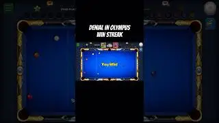 Denial In Olympus Win Streak | 8 Ball Pool | SYED PLAYZ #8ballpool #gaming #trickshots