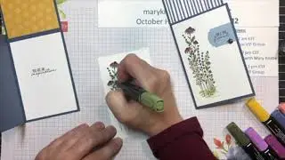 Variation on Slimline Card with Dandy Garden Suite Sneak Peek