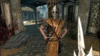 Skyrim Guard reaction to Mehrunes Razor