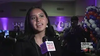 SRL students go behind the scenes of the NewsHour POLITICO #DemDebate