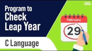 Check Whether the year is Leap Year or not Using C Language in VS Code #clanguage #codetheworld