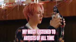 my most listened to artists of all time with over 100 scrobbles