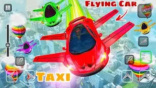 Flying Car Transport Simulator - Futuristic Taxi Driver - Android Gameplay