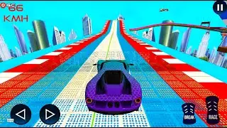 Superhero Mega Ramp Car Top Stunt Racing Game / Android GamePlay