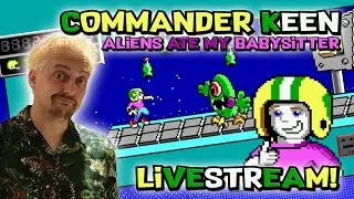 🧑 Commander Keen 6 🛸 Aliens Ate My Babysitter! 🙆 - 🔴 [Livestream] 🔴