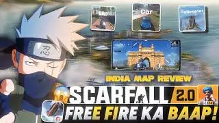 Scarfall 2.0 😱 Free Fire Ka Baap! | India Map Review | @01Kakashi_Gaming 