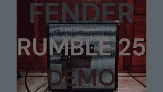Fender Rumble 25 Bass Amp Demo