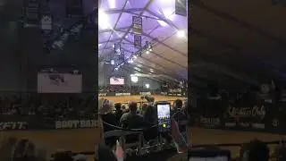 That had to hurt  #rodeo #bull #horse #shorts #podcast #lasvegas #NFR #bullfight #cowboys #cattle