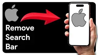 How to Remove Search Bar from Home Screen on iPhone