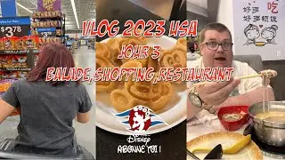Vlog 2023 USA JOUR 3 Balade, shopping, restaurant