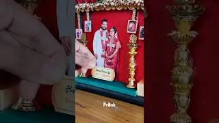 Making of Miniature Box Wedding Gift | 3d Miniature Frame | 3d Box DIY Miniature Box