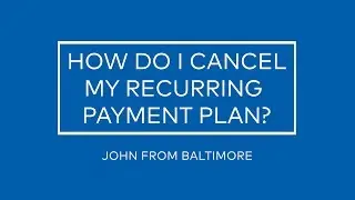How can I cancel my recurring payment plan? | Ask GM Financial
