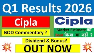 CIPLA Q1 results 2026 | CIPLA results today | CIPLA Share News | CIPLA Share latest news today