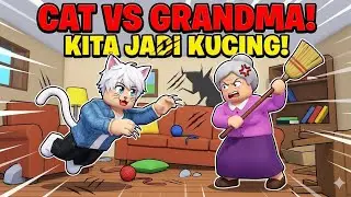 ​PERANG LAWAN NENEK! Misi Menghancurkan Seisi Rumah di Roblox Cat vs Grandma!