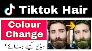Tiktok Hair Colour Change Video Editing Urdu Tutorial || Tiktok Colour Change Video Banane ka Tarika