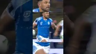 The Samoan Intercept vs cook Islands #league #rugby