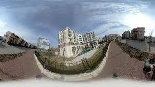 360 panoramic video. St.Vlas. Bulgaria