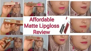 Lip gloss & Lipsticks Review || TV Parlour Matte Lip gloss Review || Lip gloss Swatches @sunialife