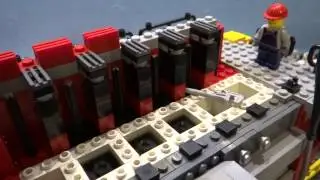 LEGO Marine Diesel Engine Minifigure Scale
