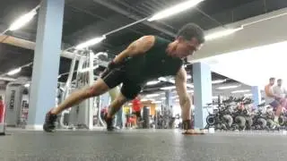 One arm pushup alternated arms