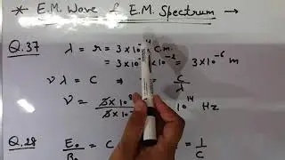 E.M.waves and Spectrum//CBSE//NCERT//JEE//NEET//CLASS-12th//Part-2