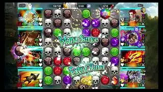 Gems Of War: Mountain Crusher, Flaming Oni, Wrath, Ironhawk.