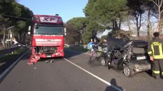 RAVENNA: Triplice scontro sulla via Romea | VIDEO