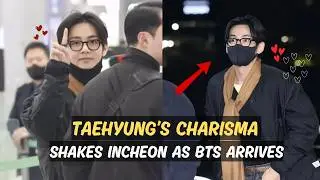 BTS Appears in Incheon… But Everyone’s Eyes Are on Taehyung!