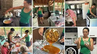 ÚLTIMO VÍDEO DO ANO🤩RECEBEMOS VISITAS ESPECIAIS E PREPAREI UM ALMOÇO DELICIOSO JUNTO COM MINHA SOGRA