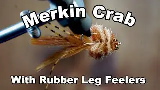 Merkin Crab with Feelers - UNDERWATER FOOTAGE! - McFly Angler Fly Tying Tutorials