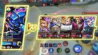 TOP SUPREME INDIA NO.1 HARITH VS GLOBAL CYCLOPS | AUTO SERIOUS MODE | LEGENDARY CYCLOPS | MLBB