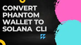 How to use phantom wallet with solana Cli || convert phantom wallet address