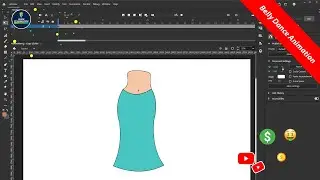 How to Make Belly Dance Animation in Adobe Animate | Belly Dance Animation | 2D Animation Tutorial
