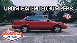Corolla USDM Bumpers Installed | Extended Bumpers |  US Version