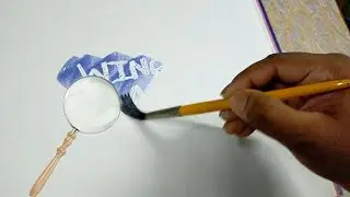 Amazing oil pastel trick😱. Easy oil pastel magic. Invisible message with oil pastel. #shorts