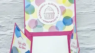 Anleitung  Dual Pop Up Card Bezaubernd Bunt Stampin'Up!