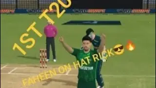 1ST T20 PAK VS AUS | FAHEEM ASHRAF IN HATRICK🔥😎@pindtohamustafa