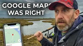 Google Maps нашел мне новое место для рыбалки!