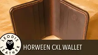 Making a Horween Chromexcel Bi-fold Wallet