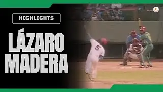 LAZARO MADERA HIGHLIGHTS Jonrones LAZARO MADERA, Batazos, jugadas y Fildeos Lazaro Madera 1985-1997